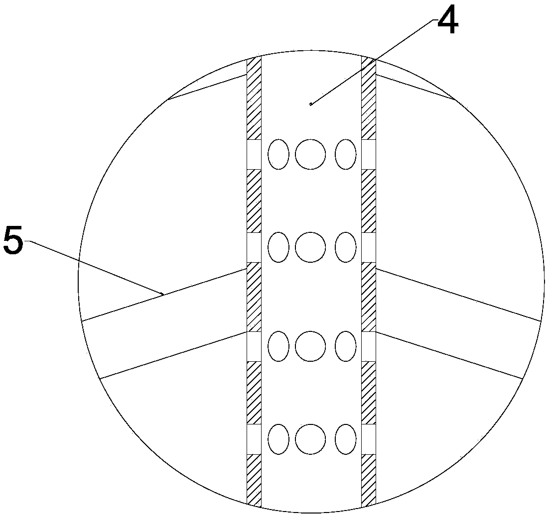 Stirring type soil pollution circular treatment device