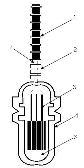 Rod position detection system in nuclear power plant and its free-fall time testing method