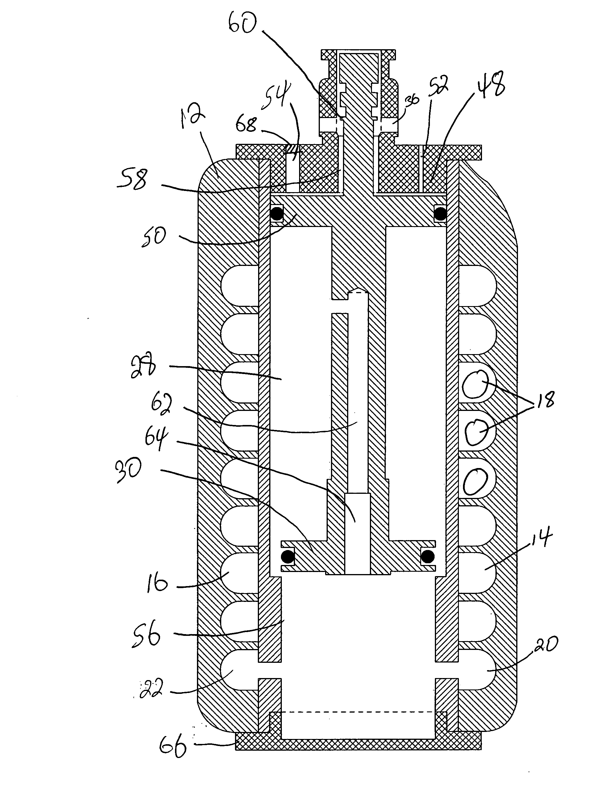 Reusable pellet shooting grenade