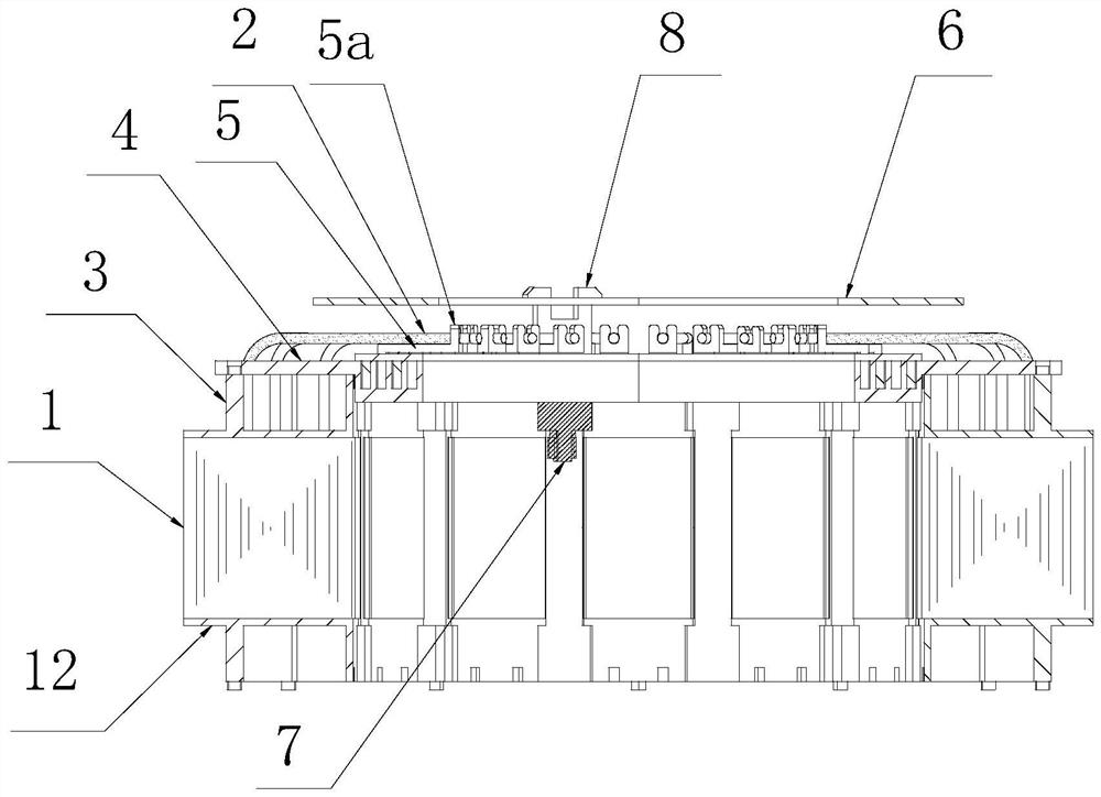 Permanent magnet motor stator