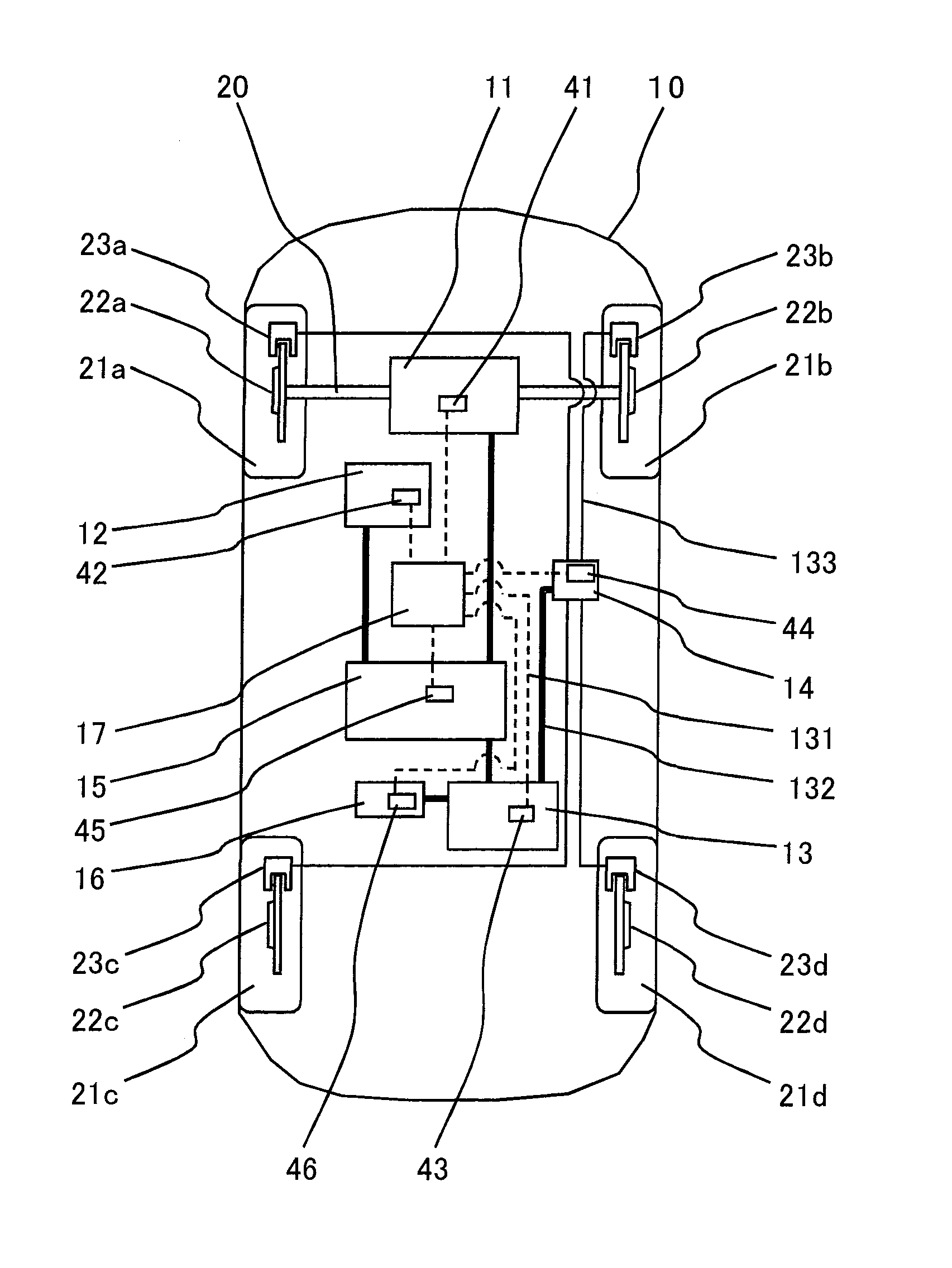 Control System for Electric Vehicle, and Electric Vehicle Equipped Therewith