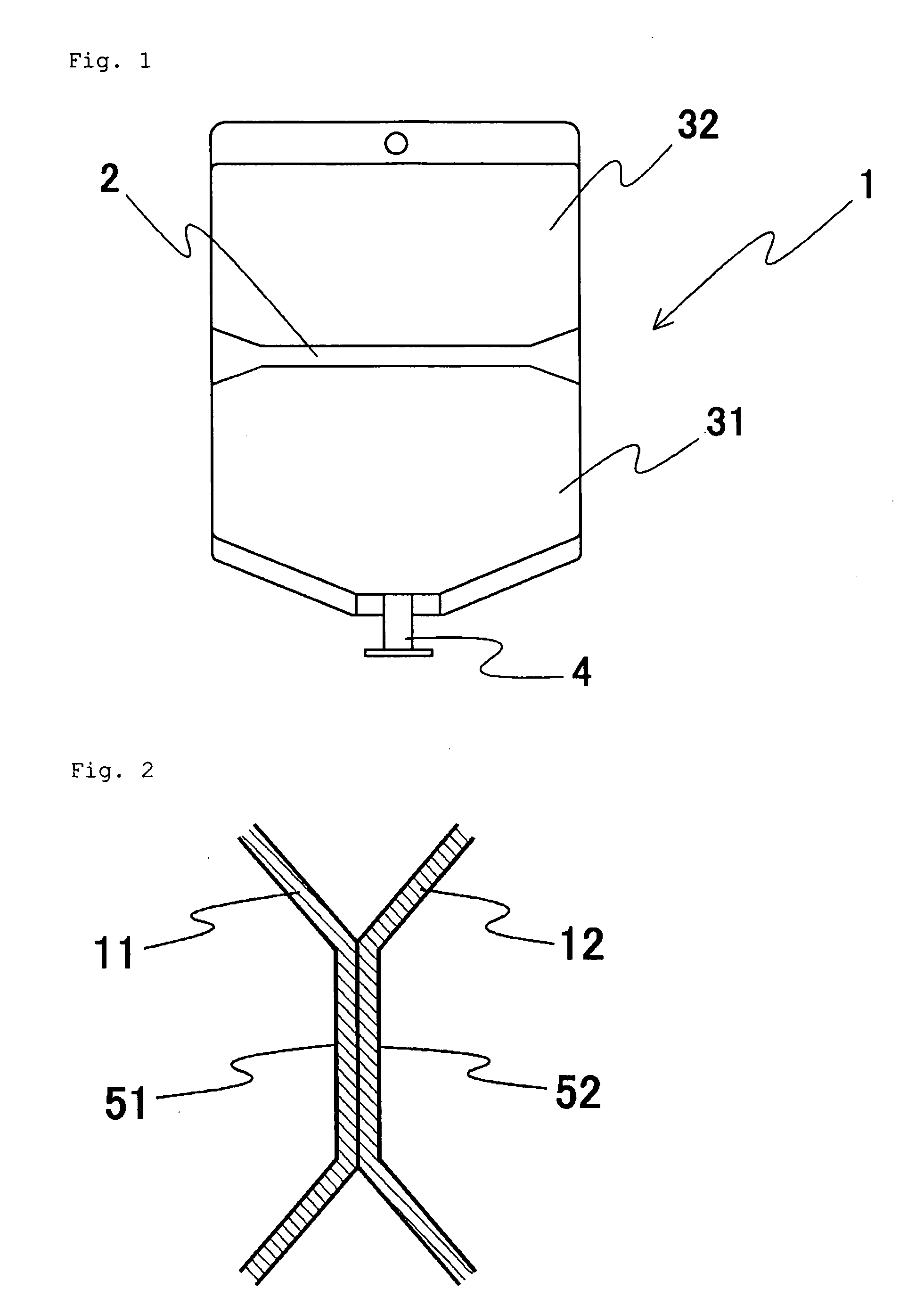 Plural-chamber container