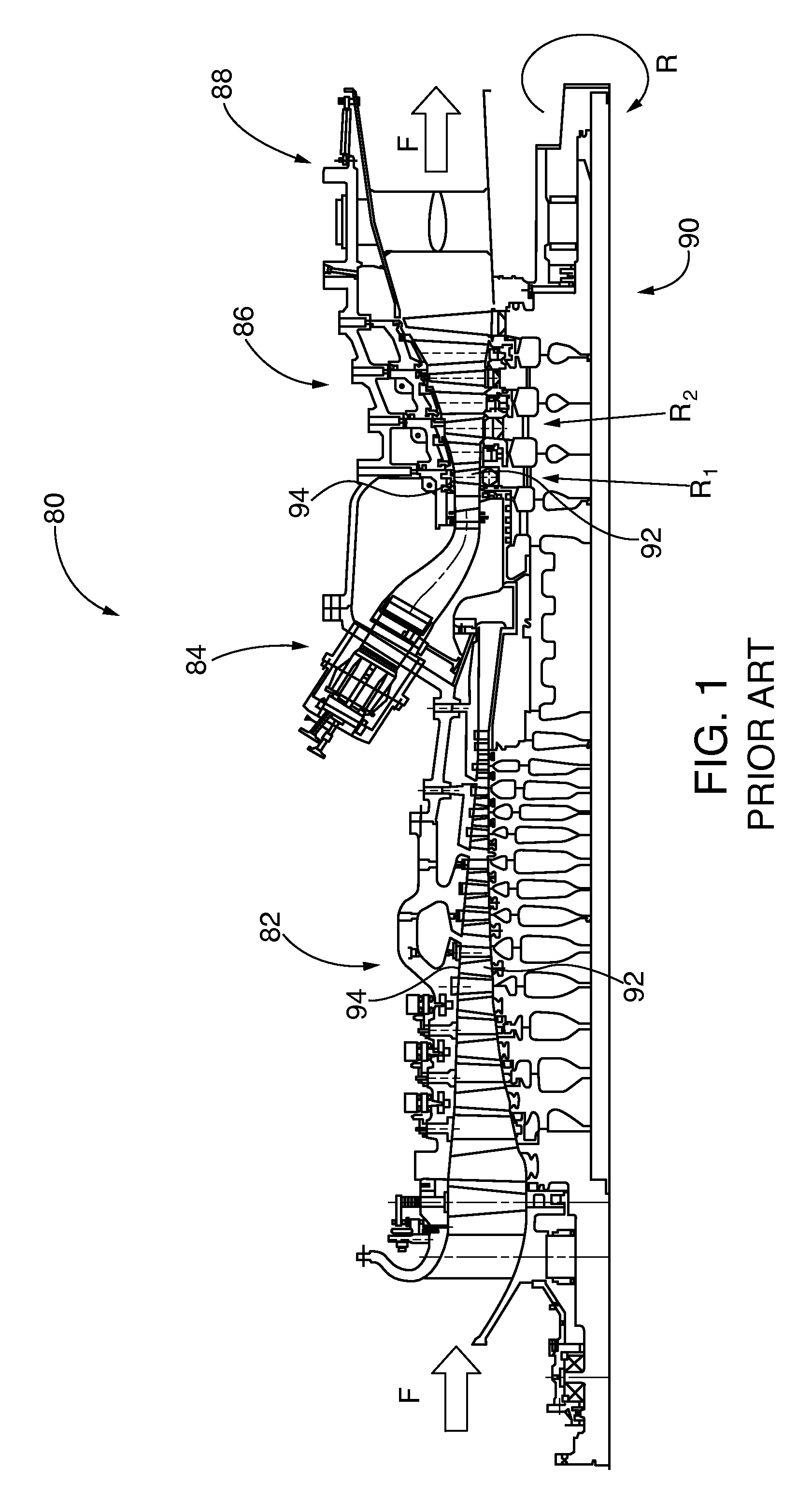 Turbine abradable layer with progressive wear zone multi level ridge arrays