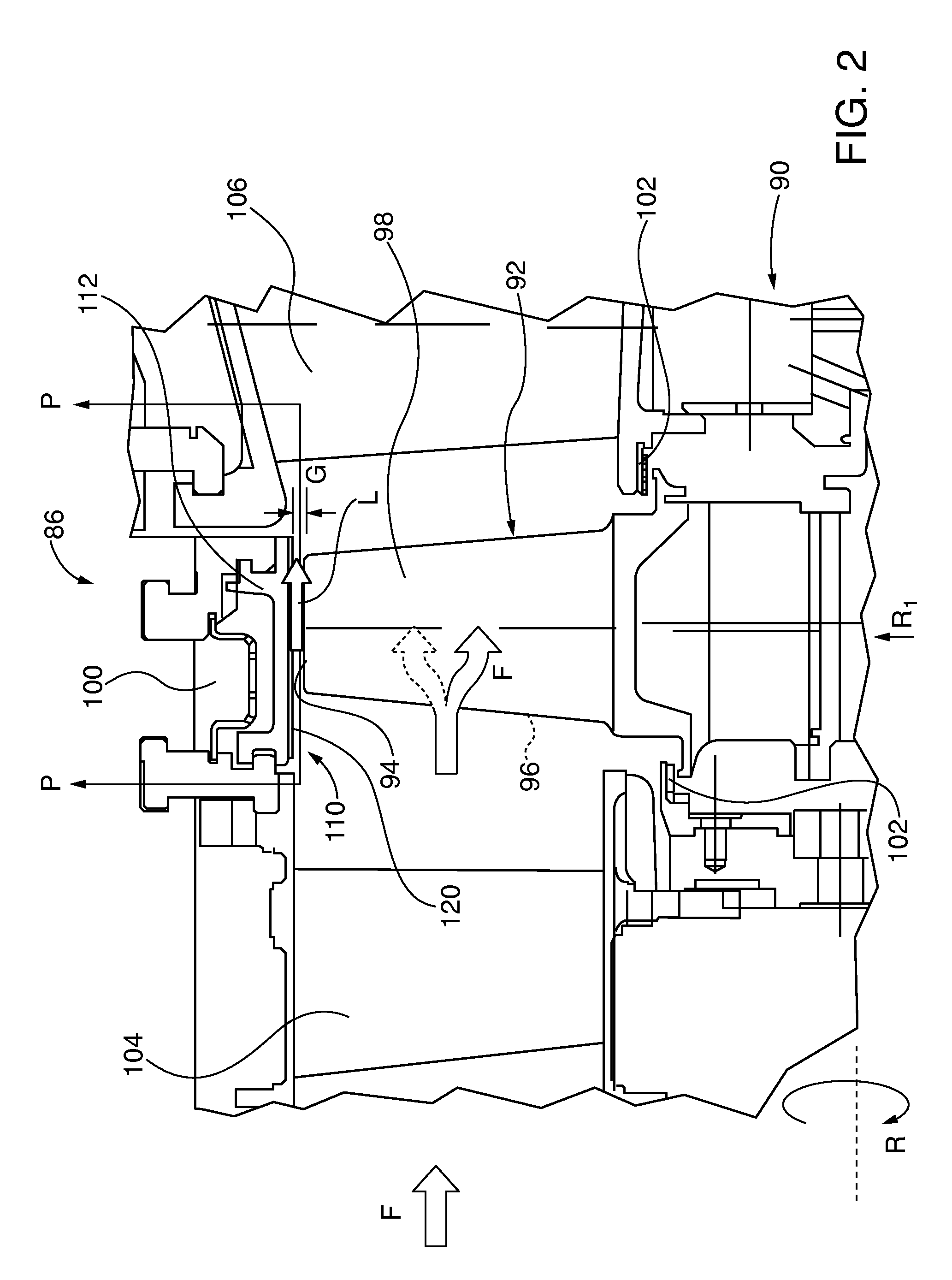 Turbine abradable layer with progressive wear zone multi level ridge arrays