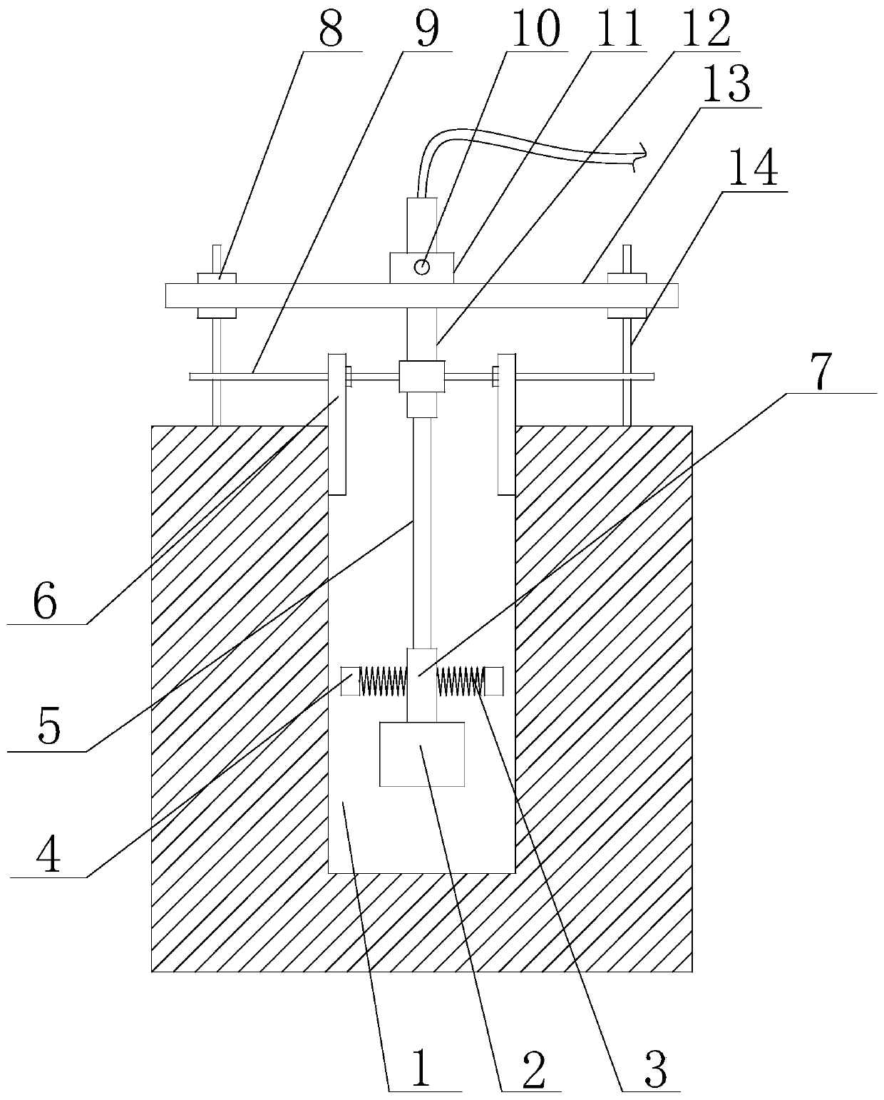 Dewatering construction method for deep foundation pit