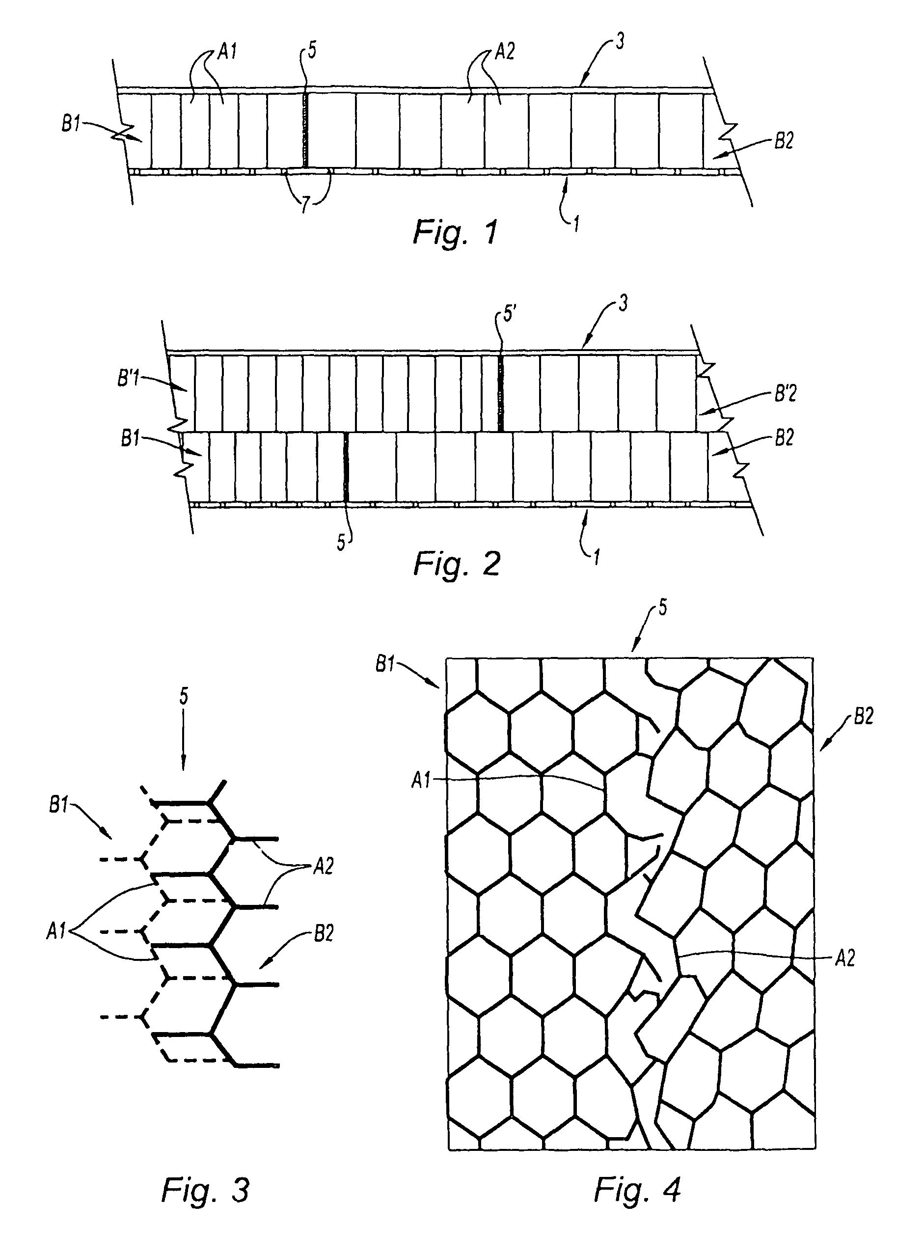 Method for making an acoustic absorption panel in particular for the nacelle of an aircraft engine