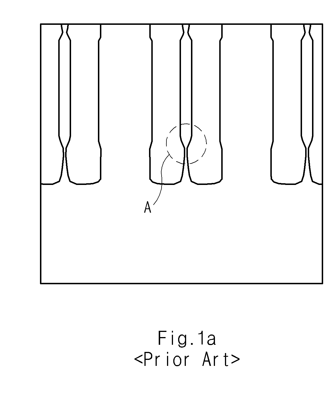 Method for detecting a weak point