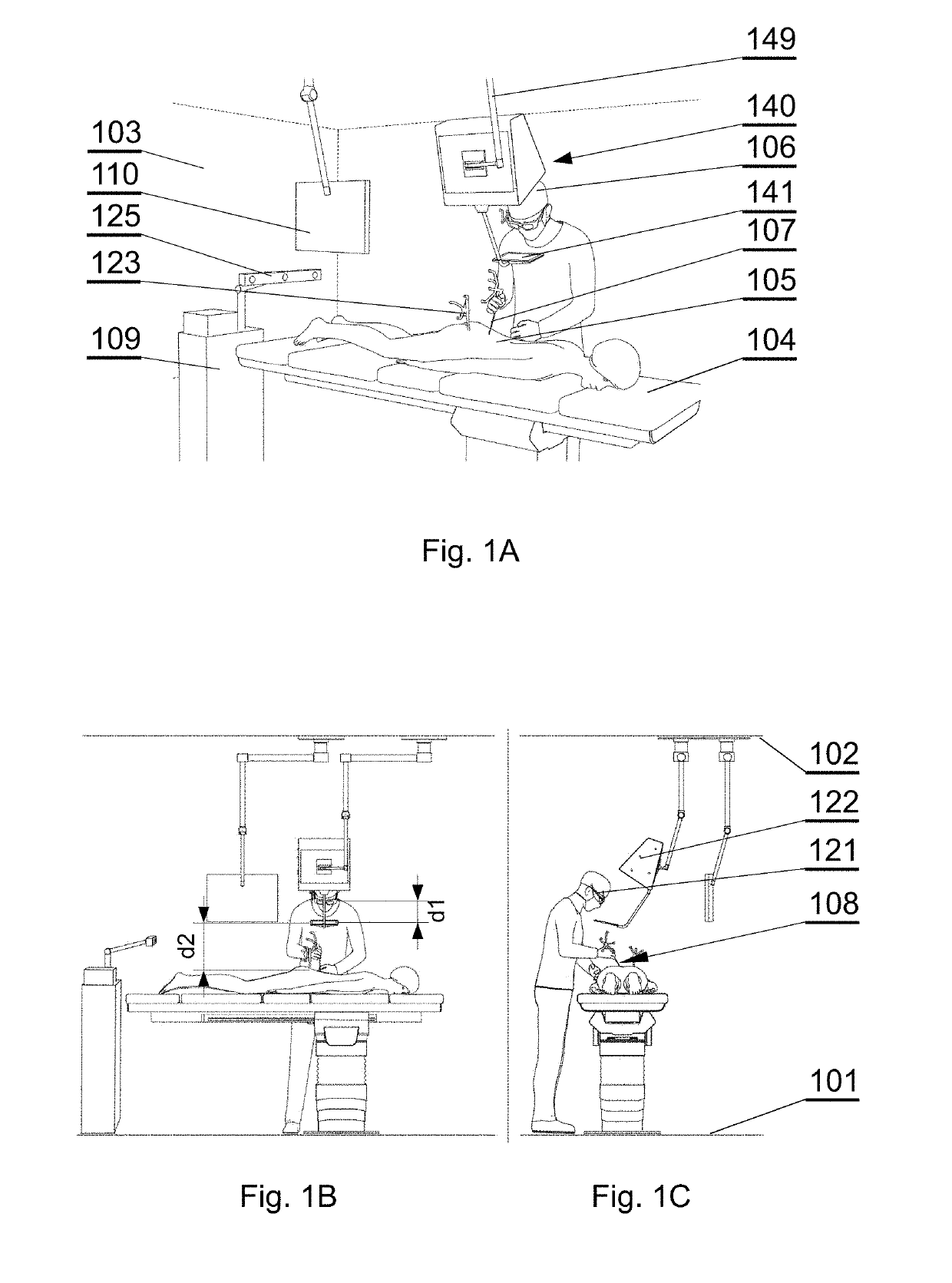 Graphical user interface for displaying automatically segmented individual parts of anatomy in a surgical navigation system