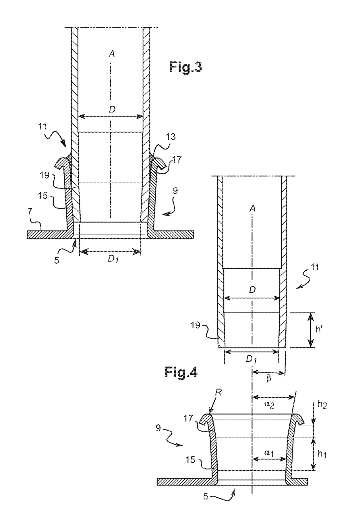 Connecting device, and corresponding thermal exchanger, particularly for a motor vehicle