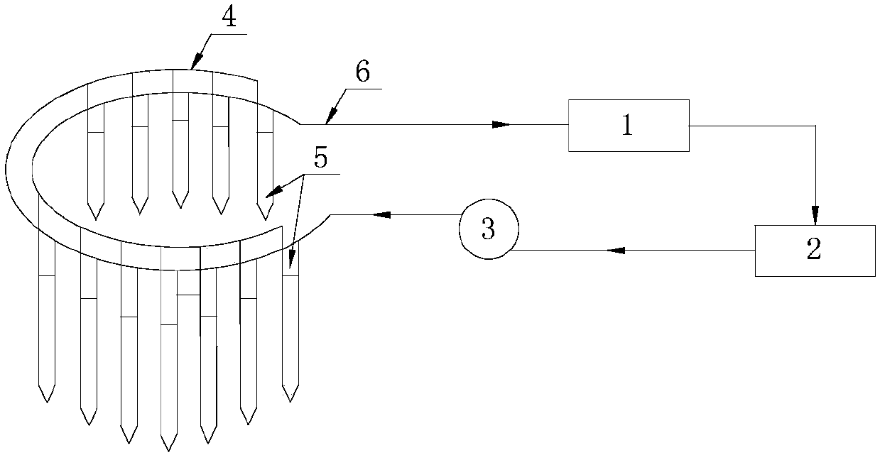 Freeze construction method for wellbore type underground parking garage