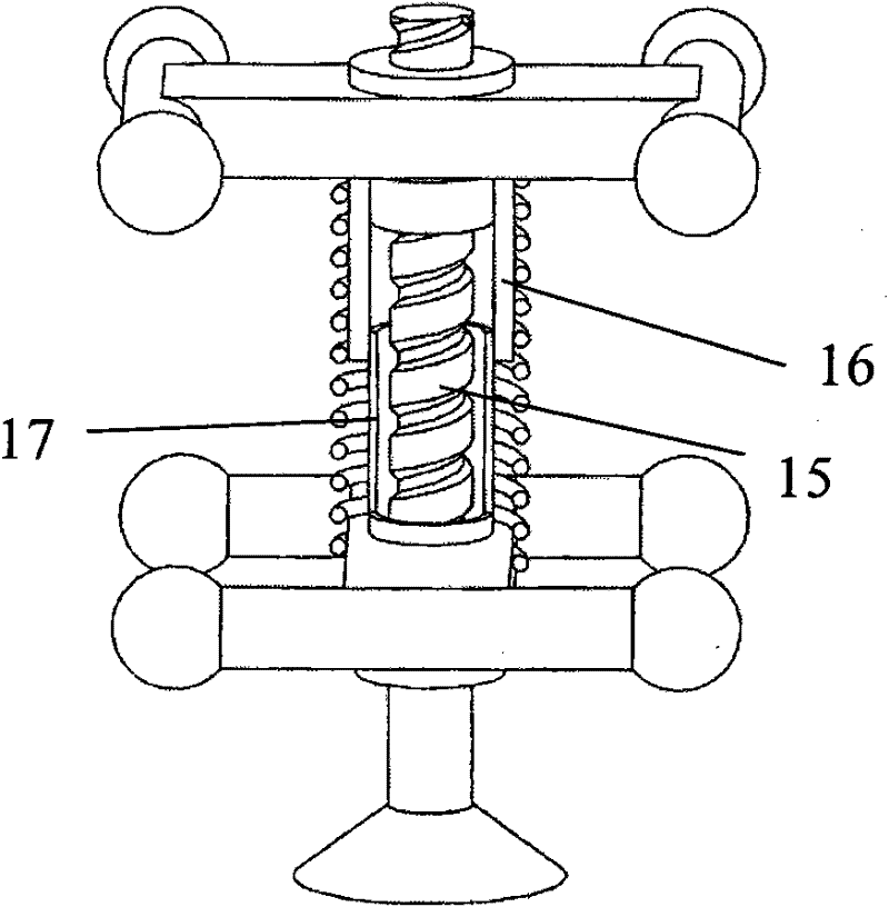 Three-dimensional translation and one-dimensional rotation parallel mechanism capable of realizing high-speed movement