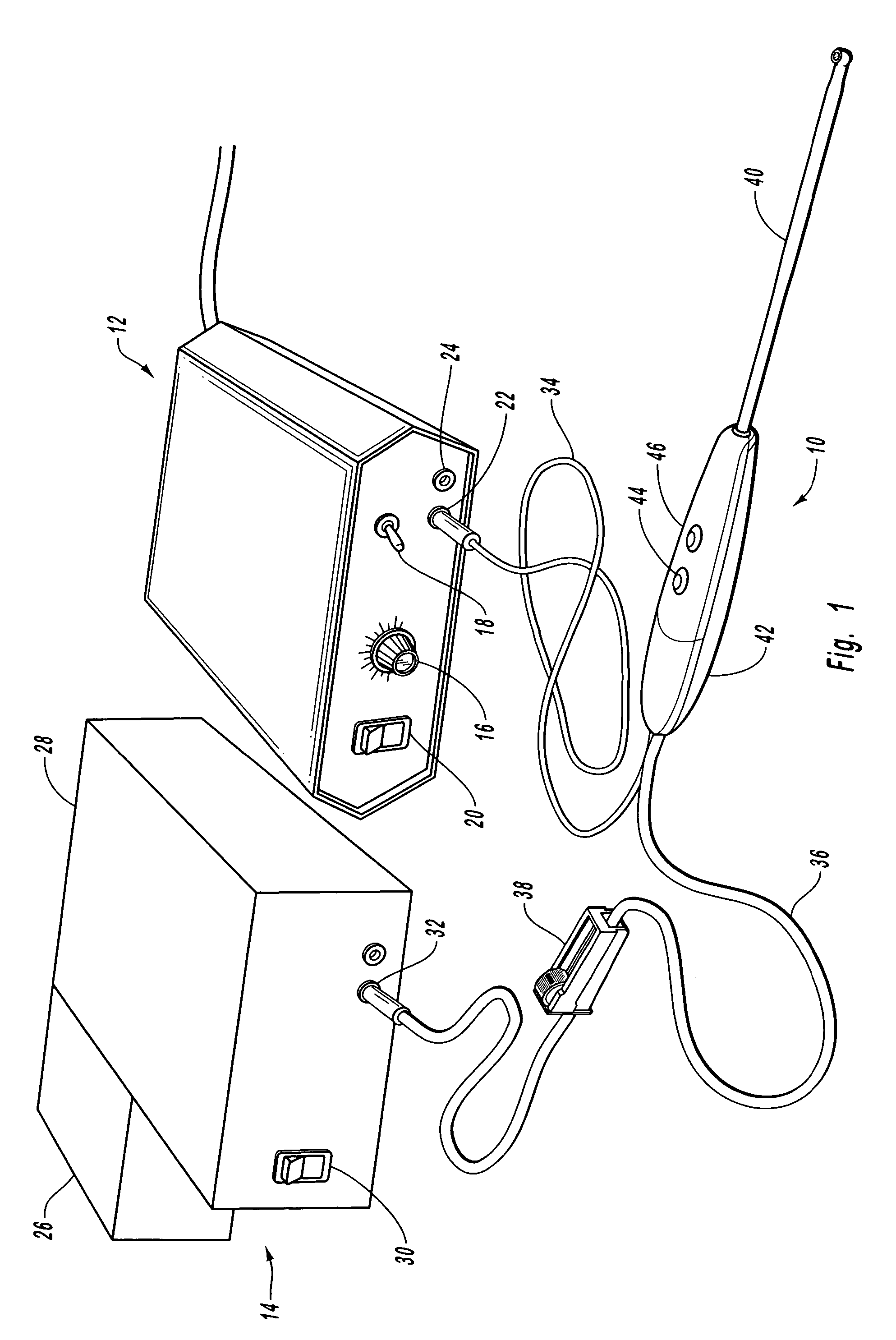 Electrosurgical ablator with integrated aspirator lumen and method of making same