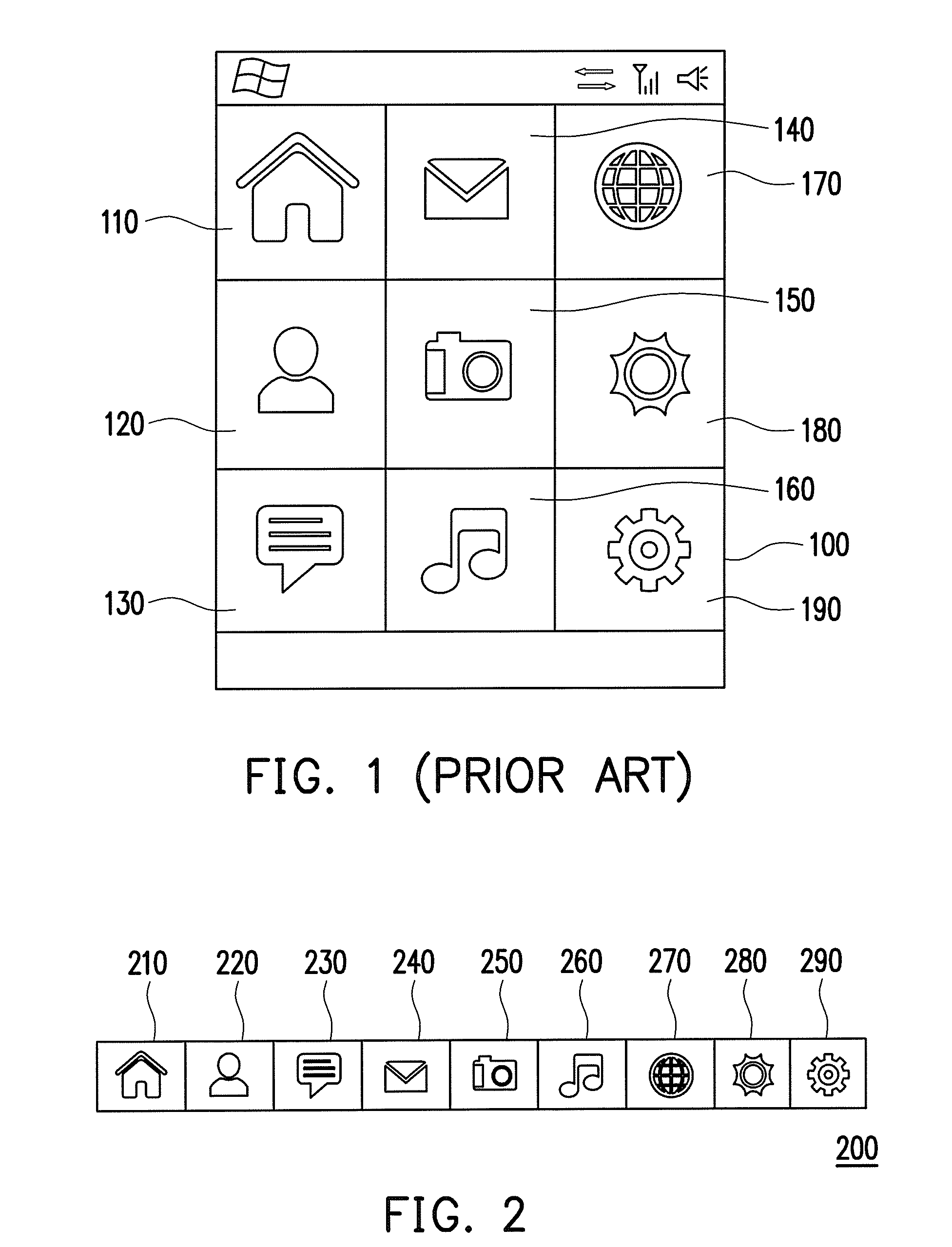 Method for switching user interface, electronic device and recording medium using the same