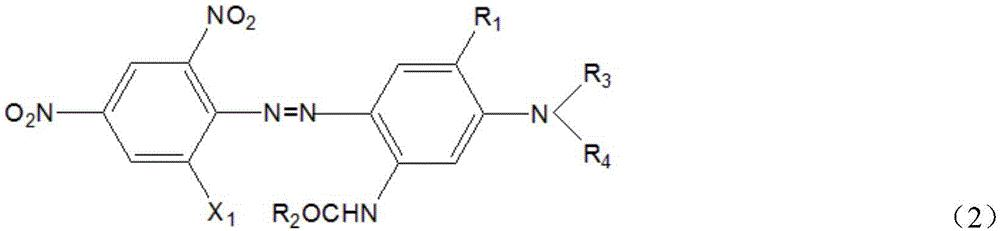 Disperse dye composition and preparation method and application thereof