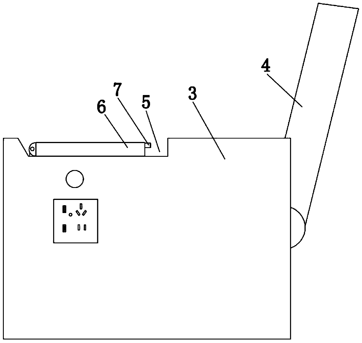 Office sofa with touch display equipment