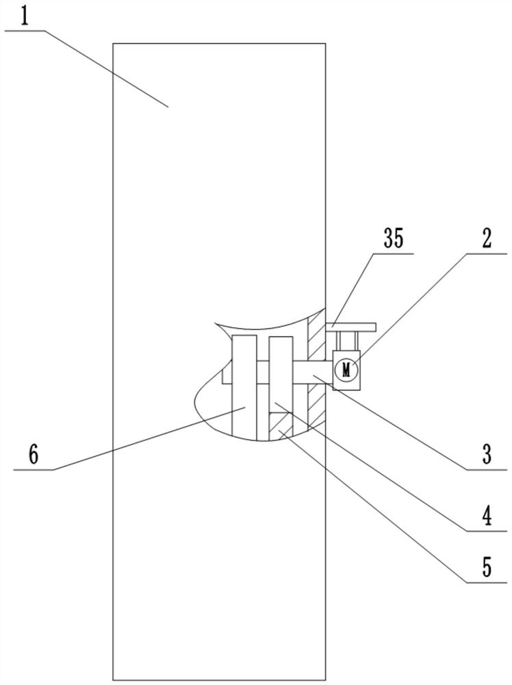 A pig feed automatic feeder