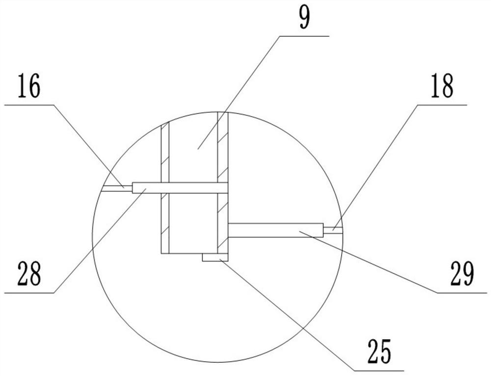 A pig feed automatic feeder