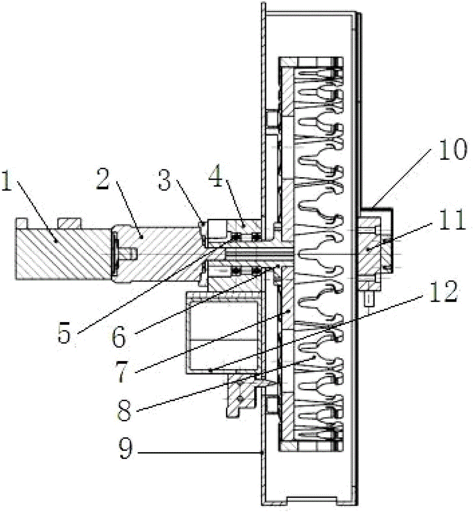 Disc type high-capacity servo tool magazine