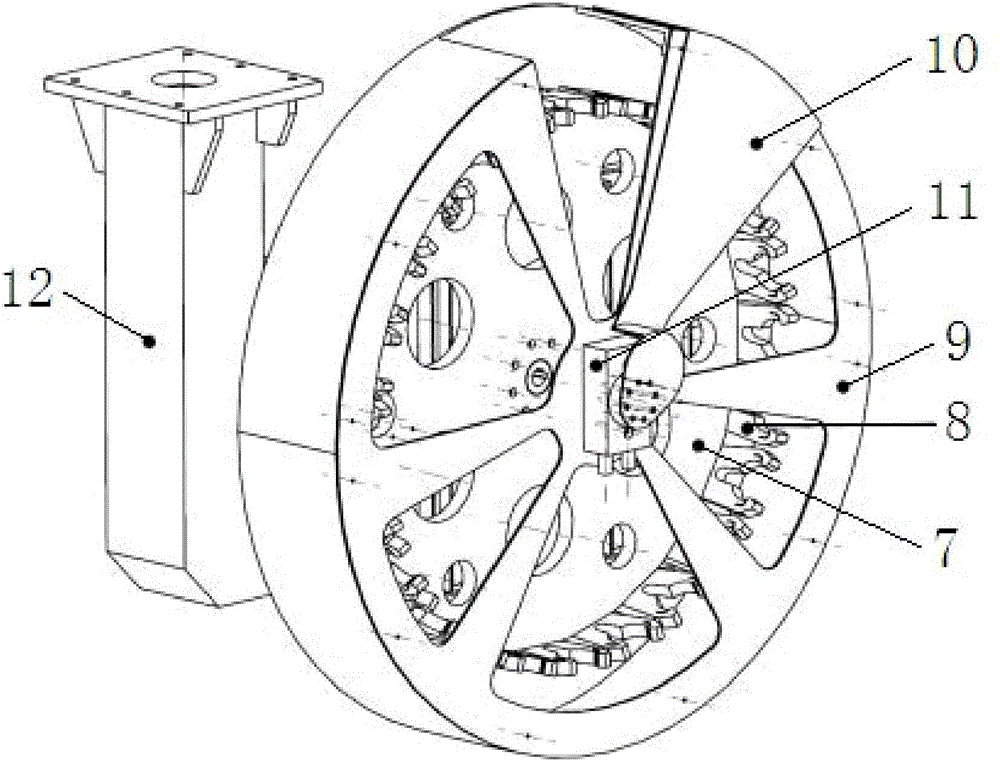 Disc type high-capacity servo tool magazine