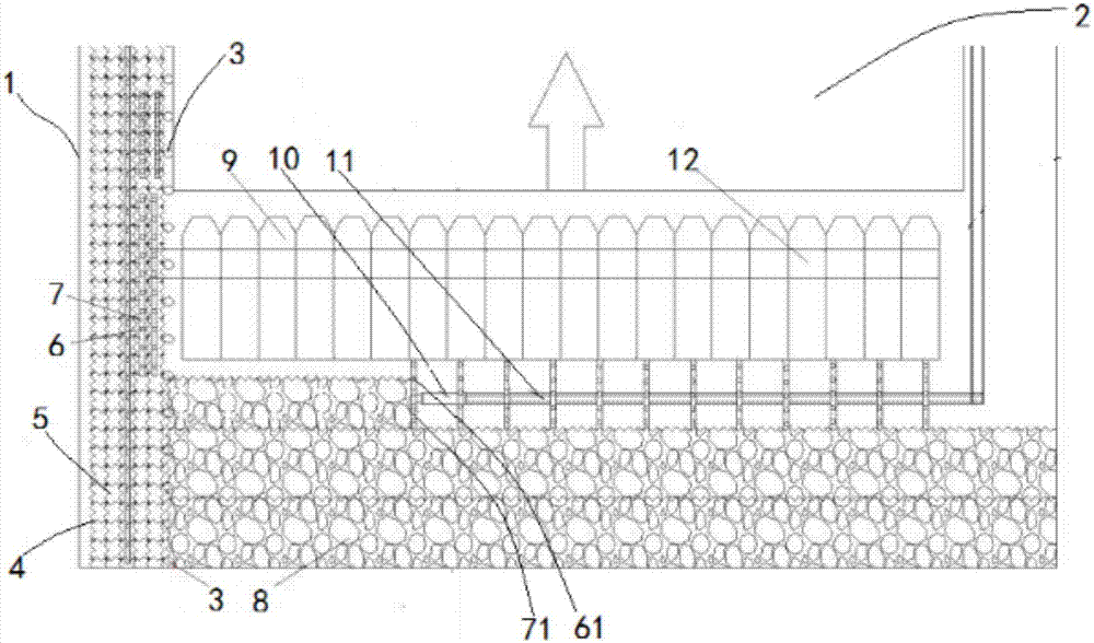 Gob-side entry retaining method without influence on coal mining procedure