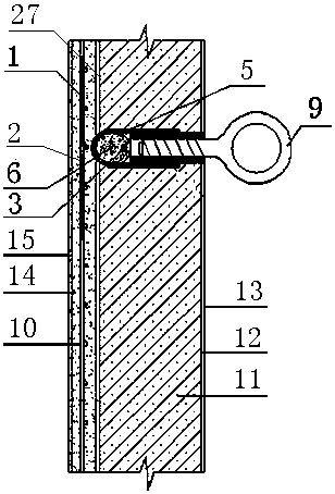 Building energy-saving heat preservation system and construction method of building heat preservation reverse method