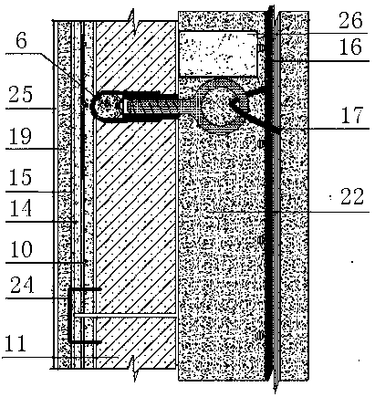 Building energy-saving heat preservation system and construction method of building heat preservation reverse method