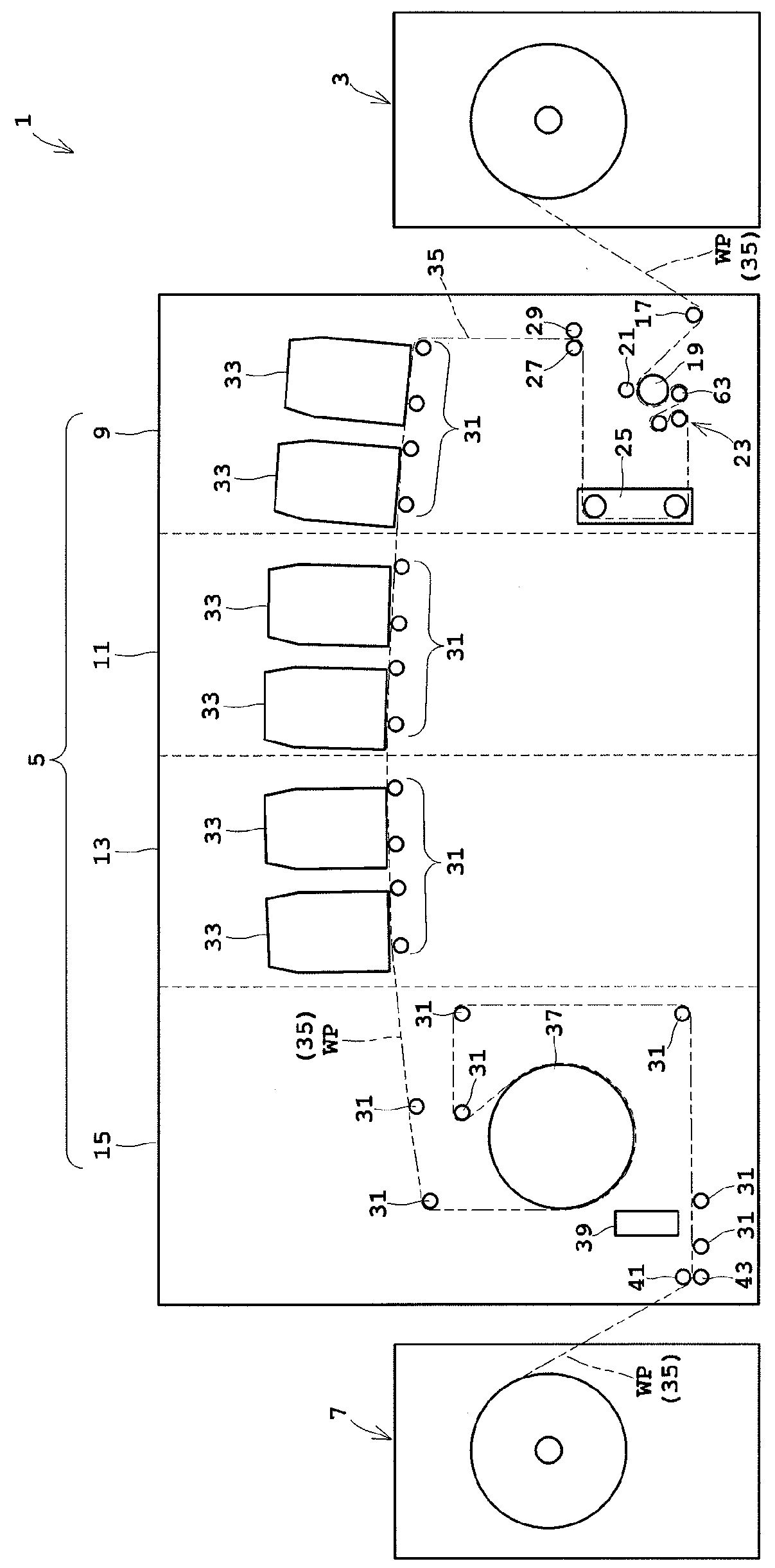 Medium transport device and printing apparatus provided therewith