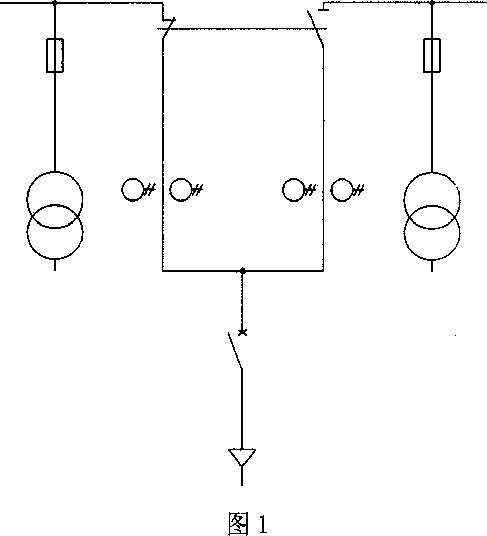 Outdoor high voltage double power source vacuum breaker