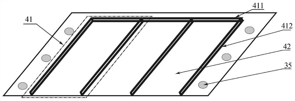 Portable rock slice polishing auxiliary device and operation method