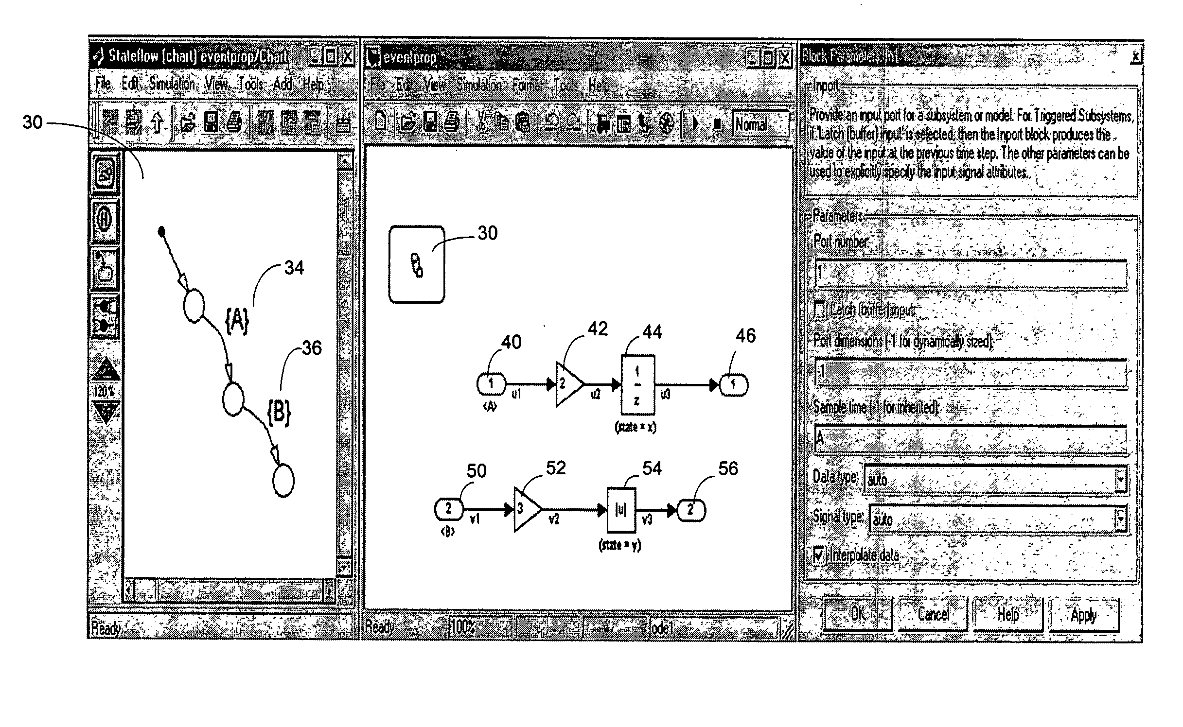 System and method for scheduling the execution of model components using model events