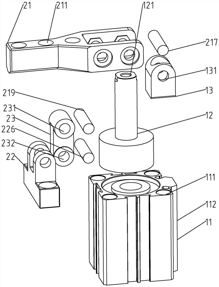 Rapid press-fitting locking mechanism