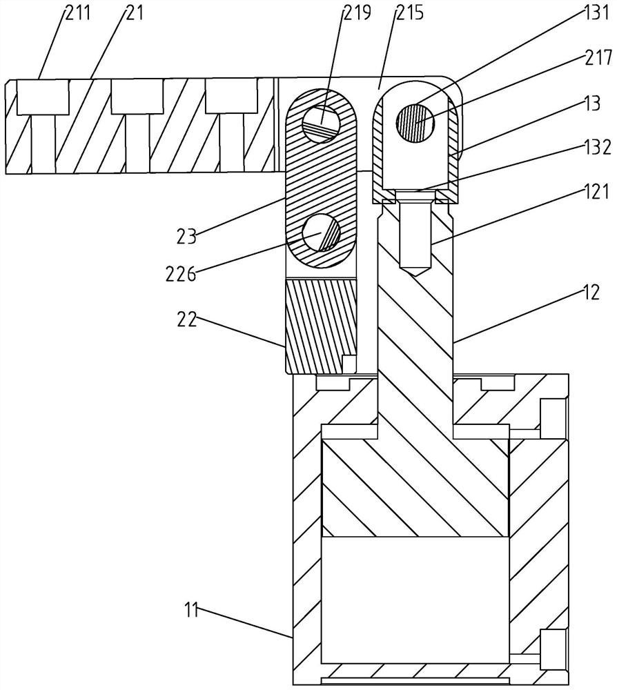 Rapid press-fitting locking mechanism