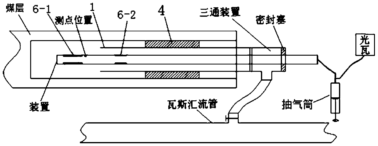 Drill hole inside secondary grouting leaking stoppage device