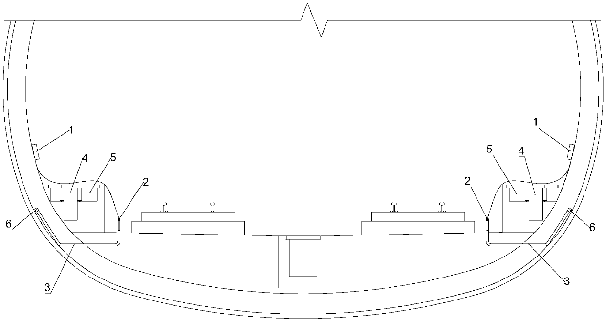 Installation device for osmometer of hydraulic pressure monitoring system for tunnel lining and installation method