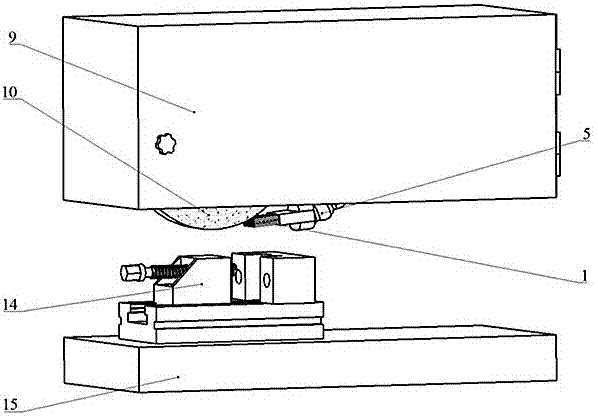 Brush-type nozzle capable of automatically adjusting flow of grinding fluid