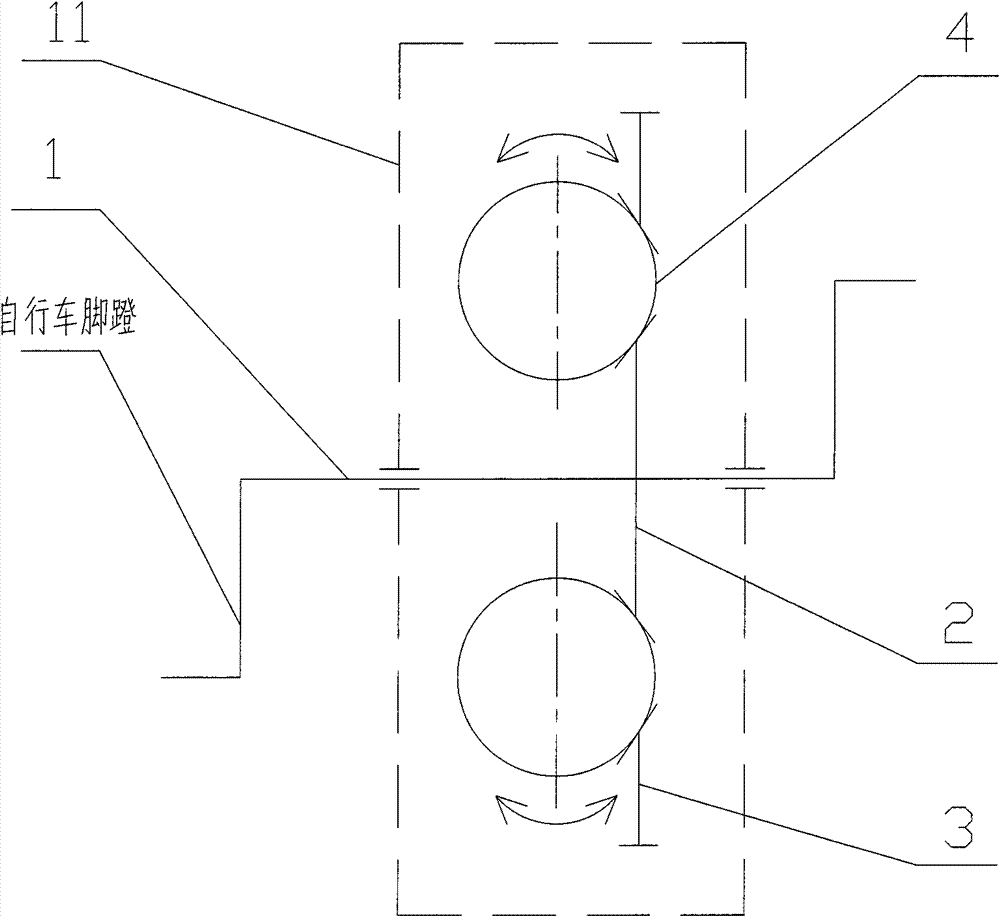 Mechanical continuously variable transmission for bicycles