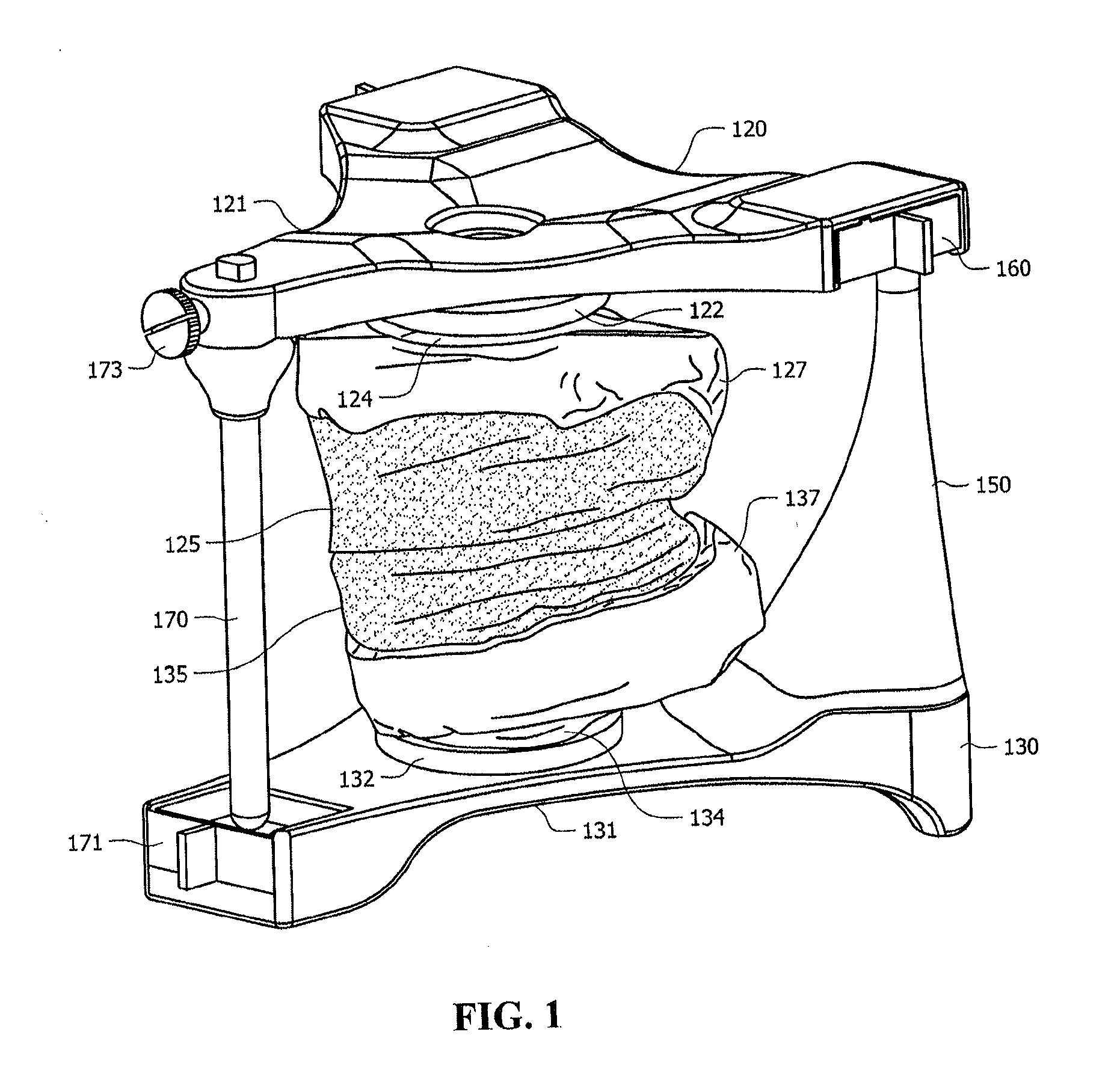 Dynamically generated dental articulator controls