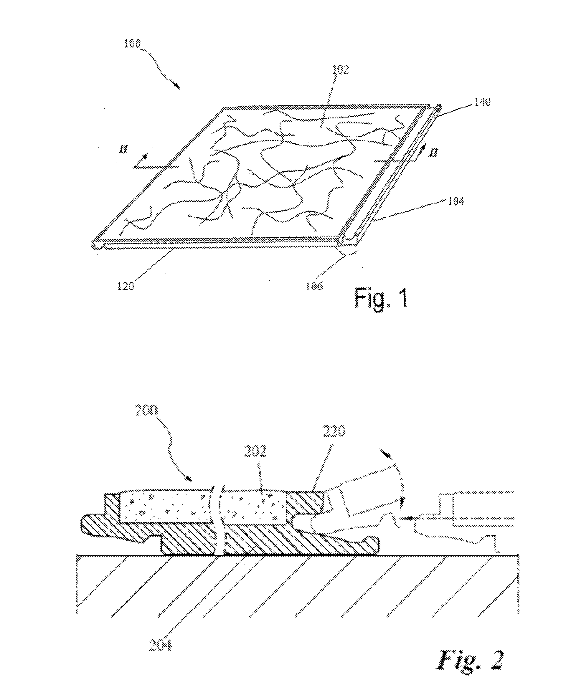 Groutless tile system and method for making the same