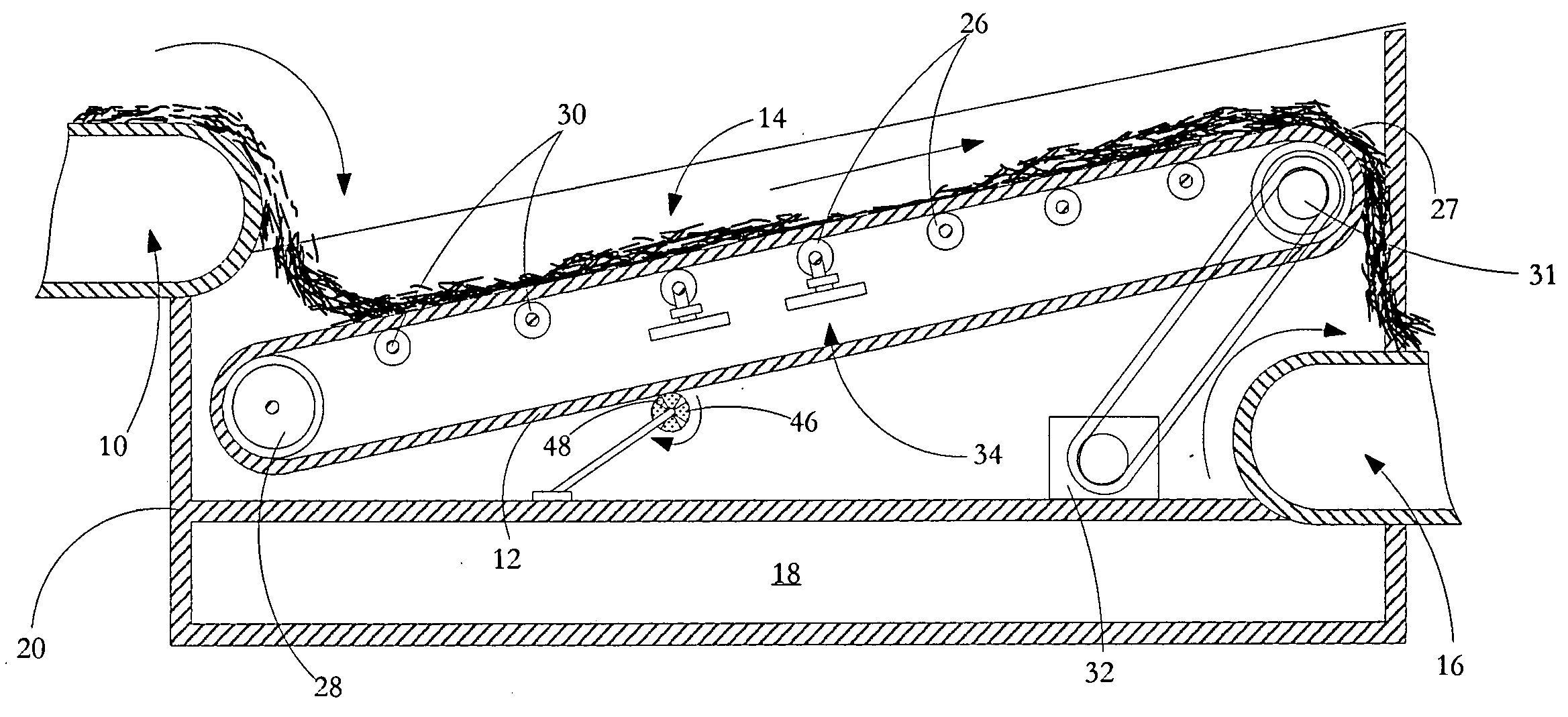 System and method for weighing particulate material moving on a conveyor