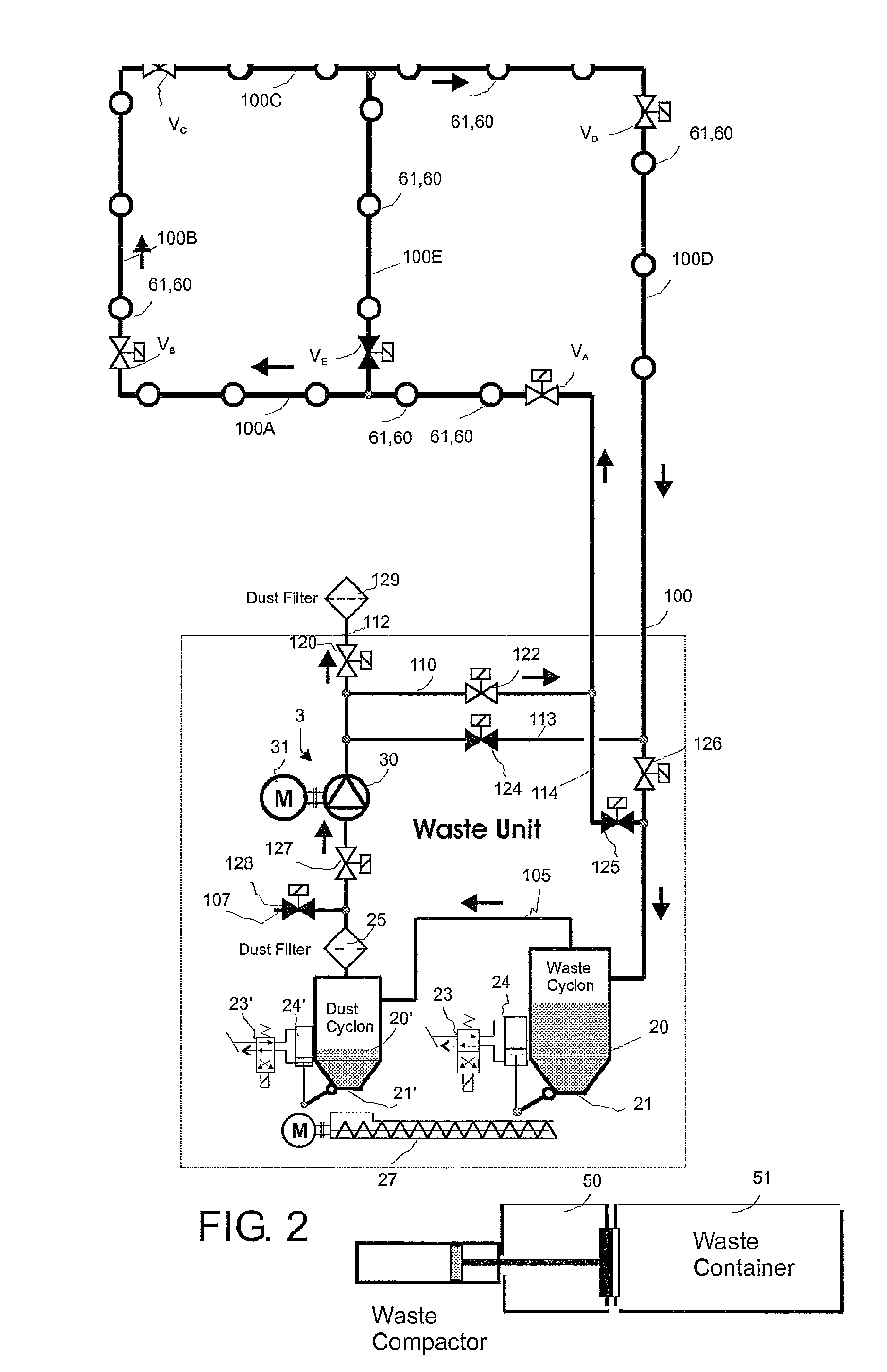 Method and apparatus in pneumatic material conveying system