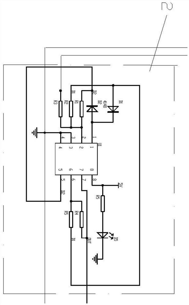 Direct current welding machine control circuit with output current rotating forwardly and reversely