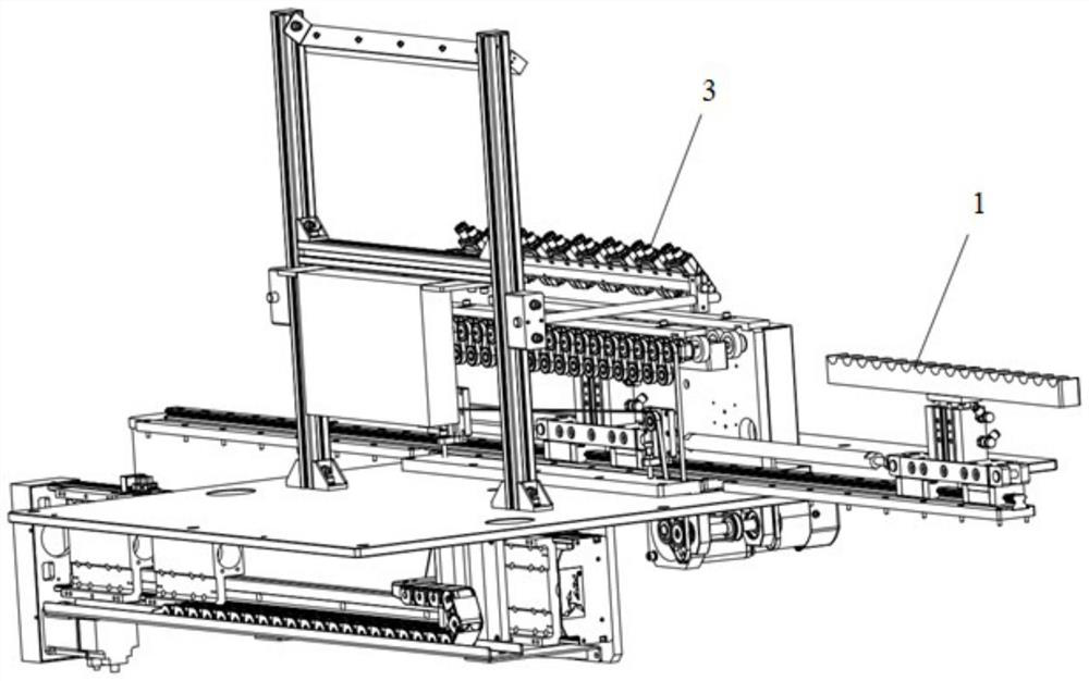 Automatic detection device for production line products