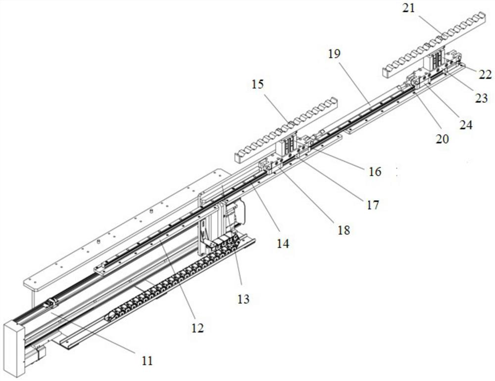 Automatic detection device for production line products