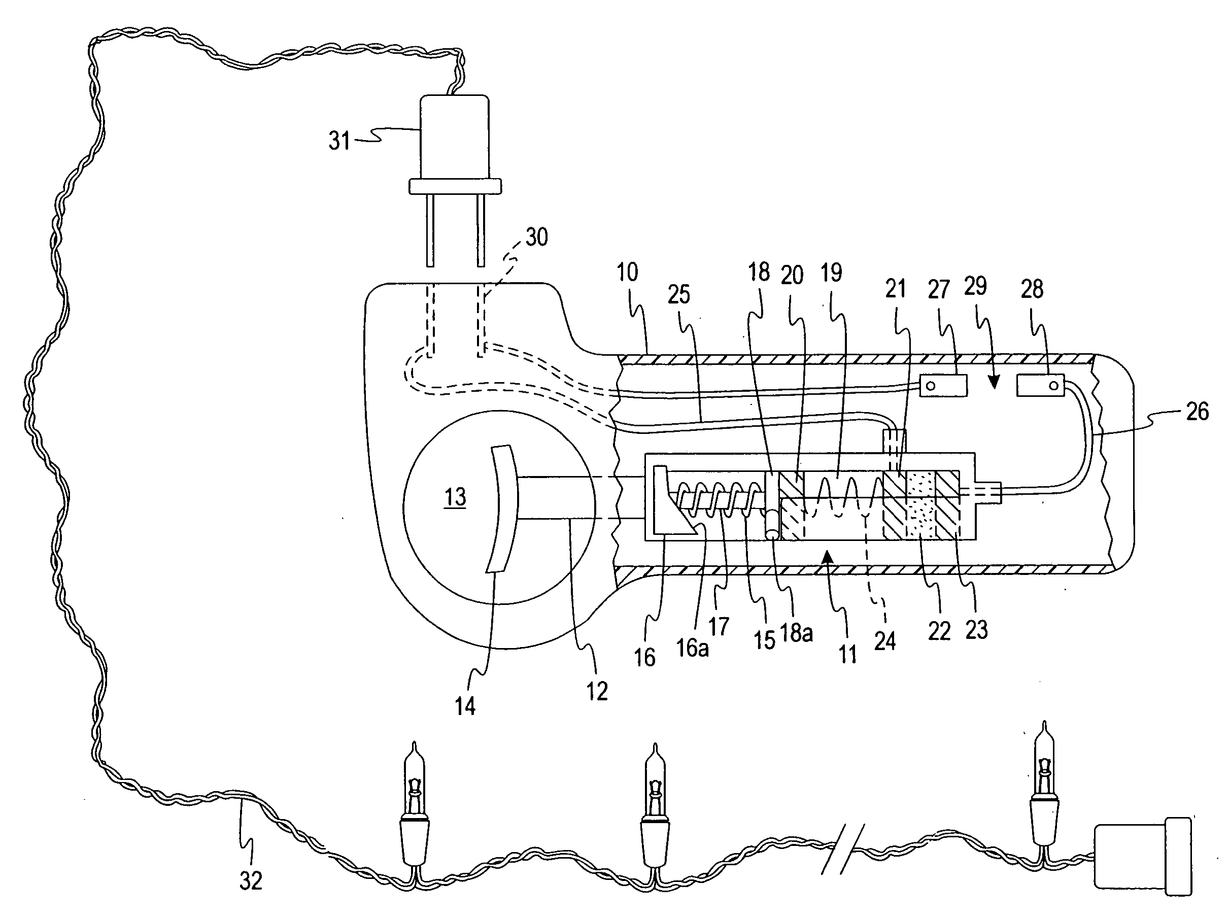 Repair device for decorative light shunt