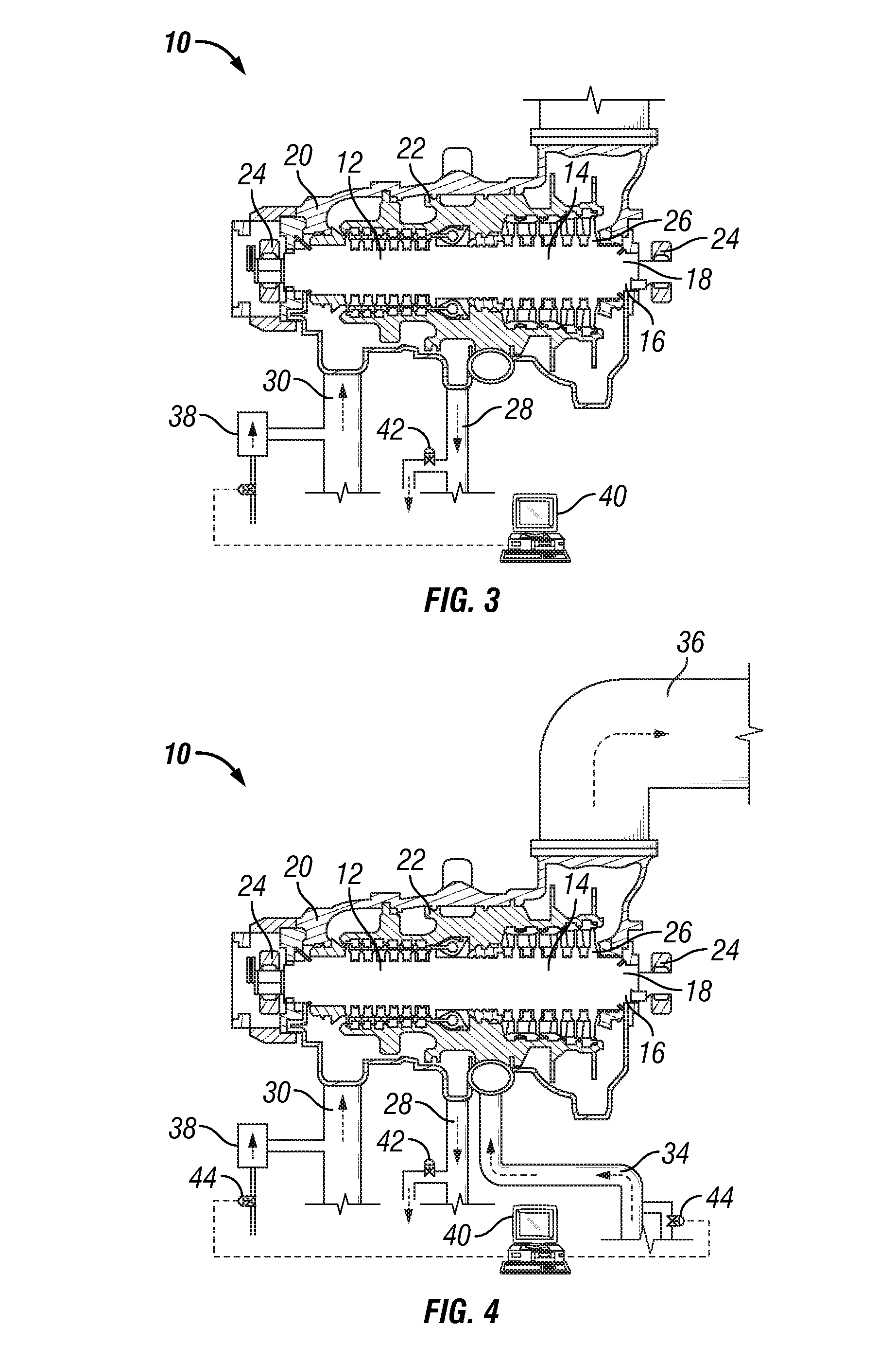 System and method of cooling turbines