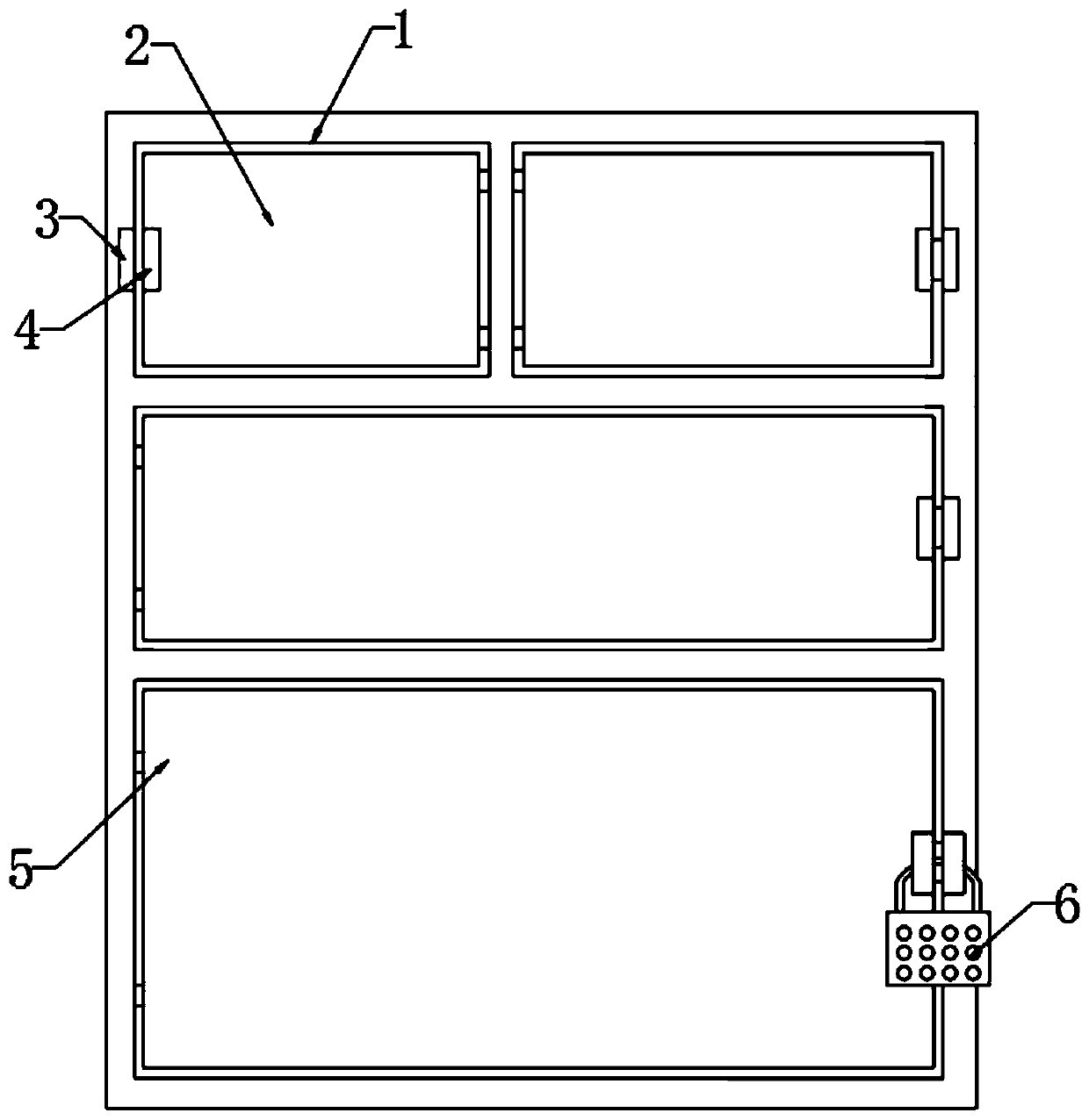 Device applied to unmanned receiving of objects