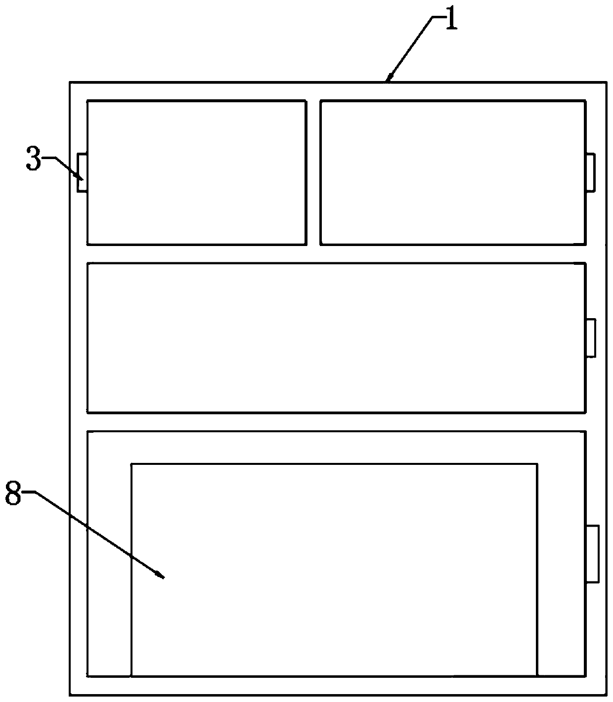 Device applied to unmanned receiving of objects