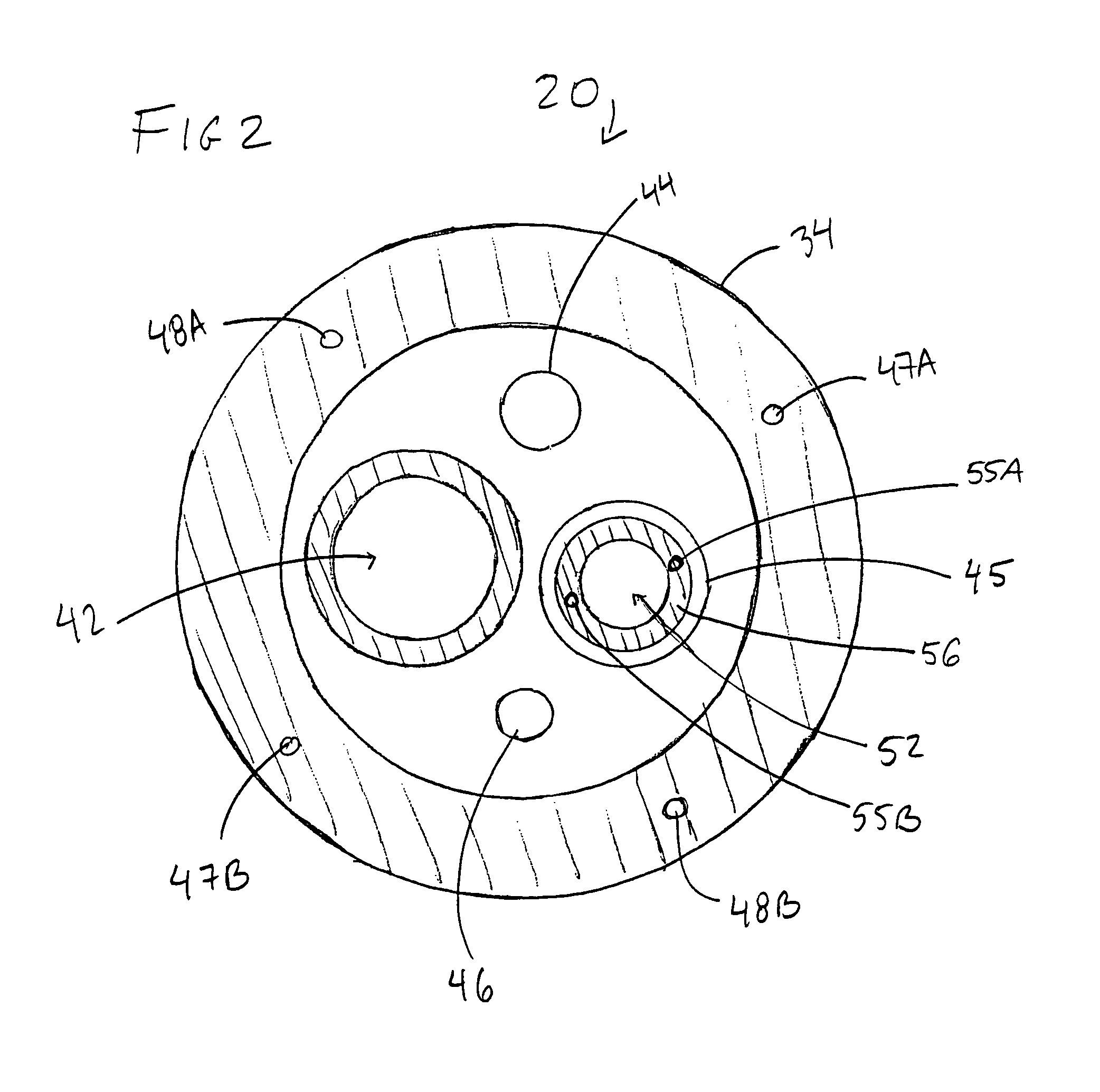 Endoscopic apparatus with integrated multiple biopsy device