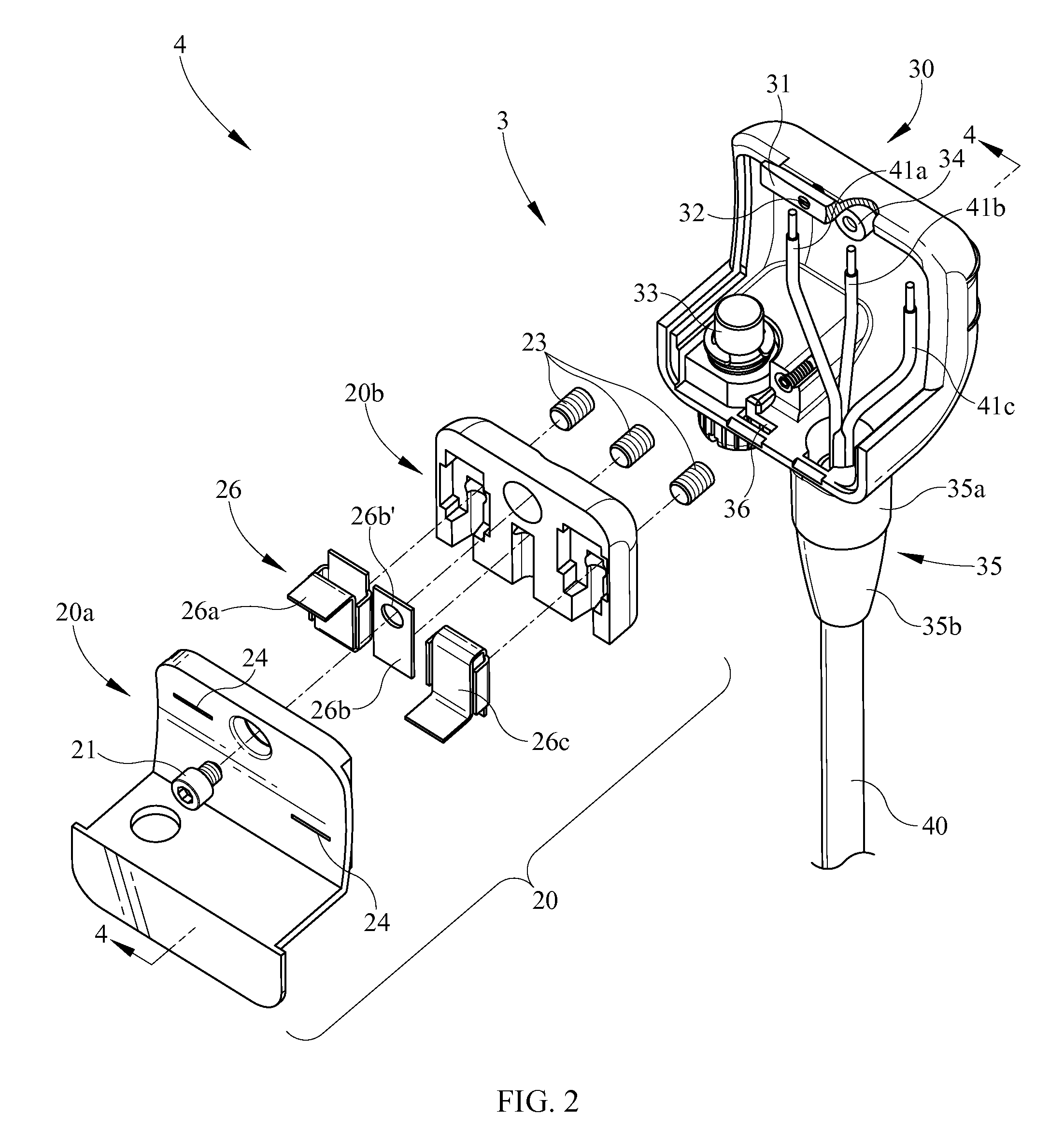 Track lighting system with dependent lamp cord