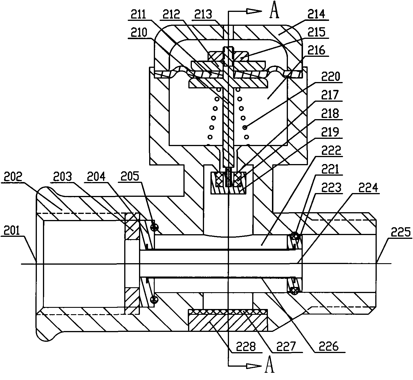 Water purification machine system with pressure-limiting stop valve